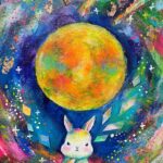 満月とうさぎ