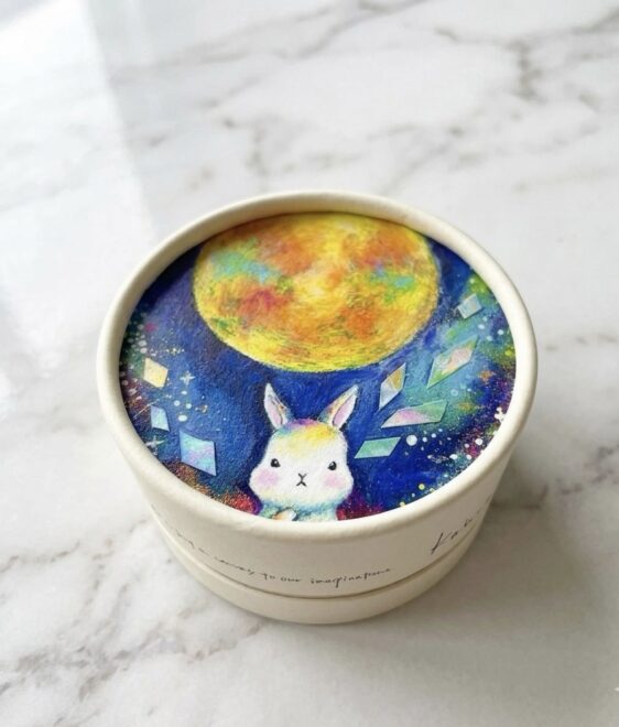 うさぎの絵が描かれた石鹸